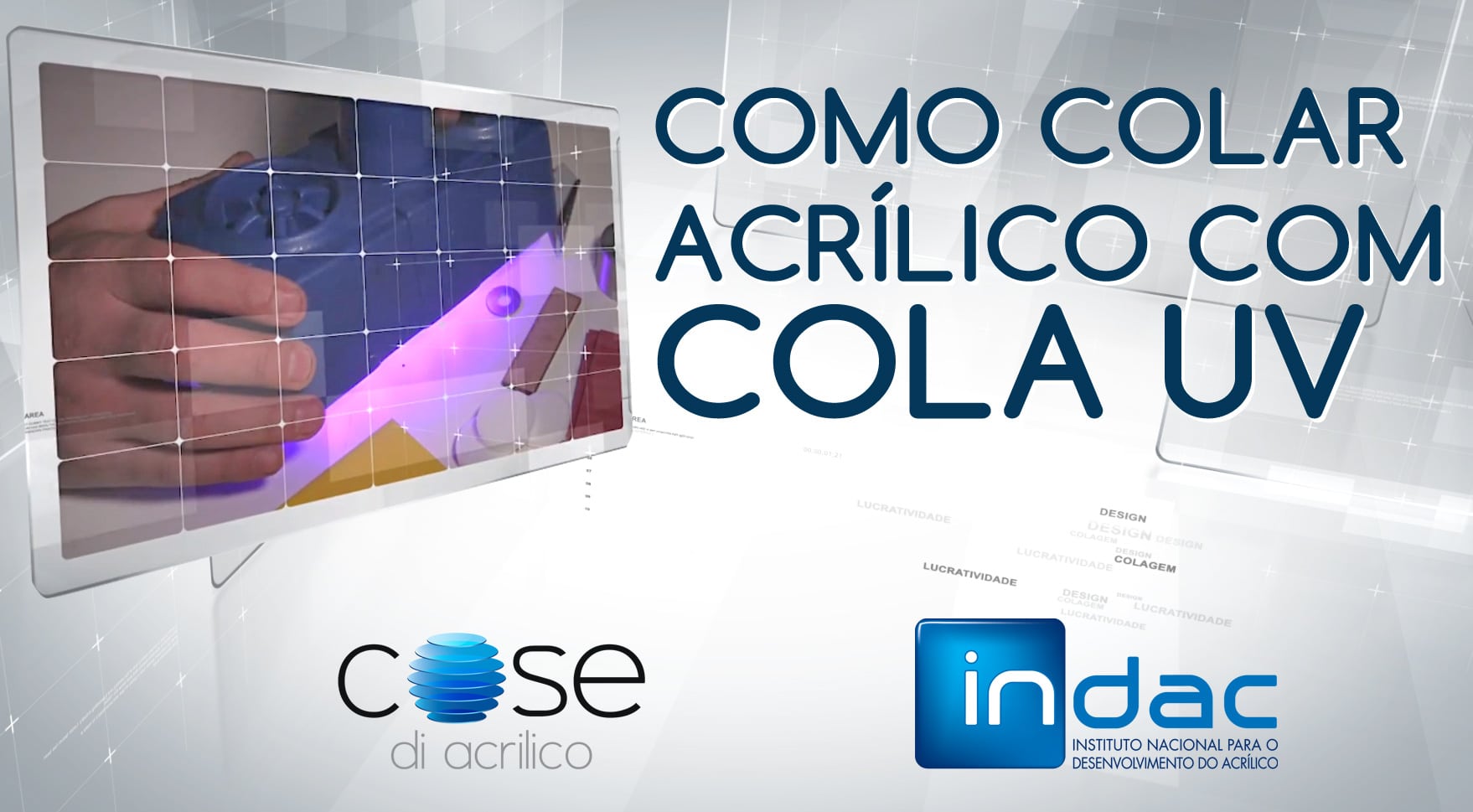 cola acrilico uv