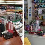 Barreiras de proteção de acrílico nos caixas do Supermercado Sondas